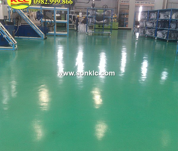 Sơn nền nhà xưởng chuyên nghiệp sơn&nbsp;klc
